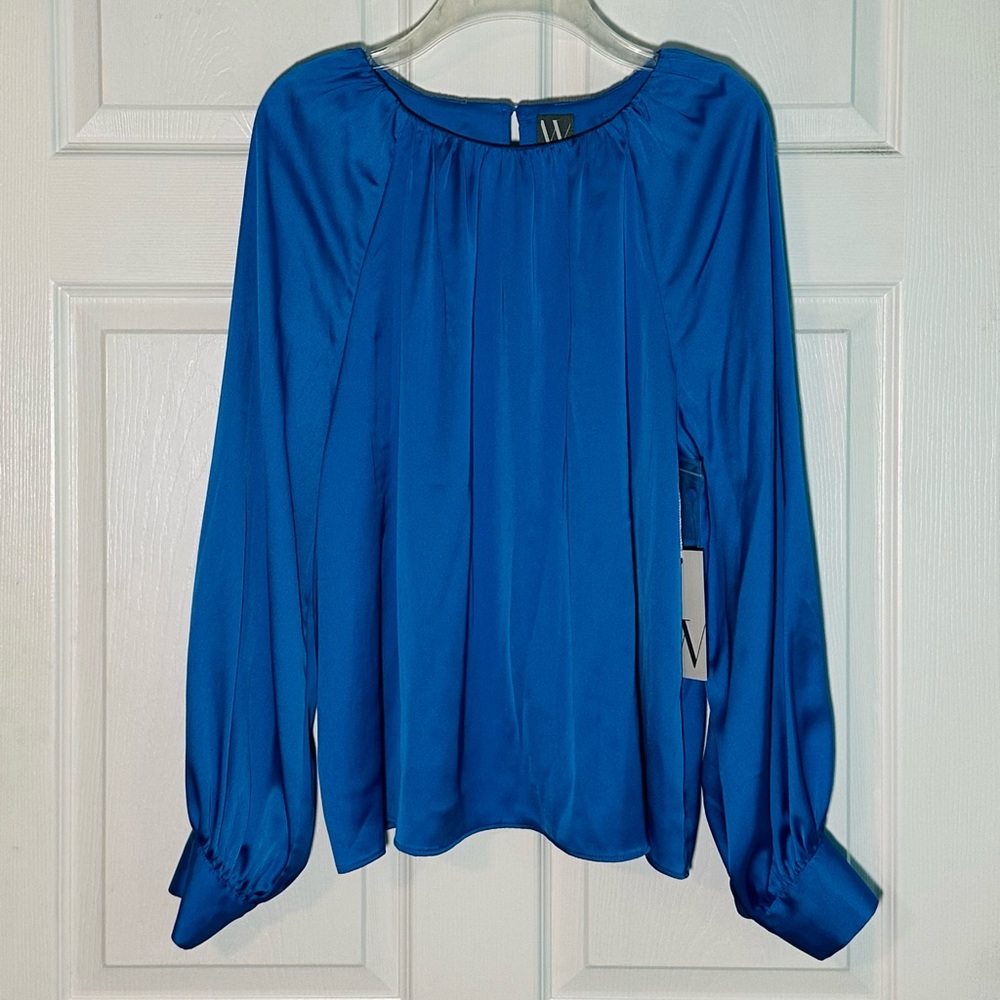 NWT silky blue Worthington top